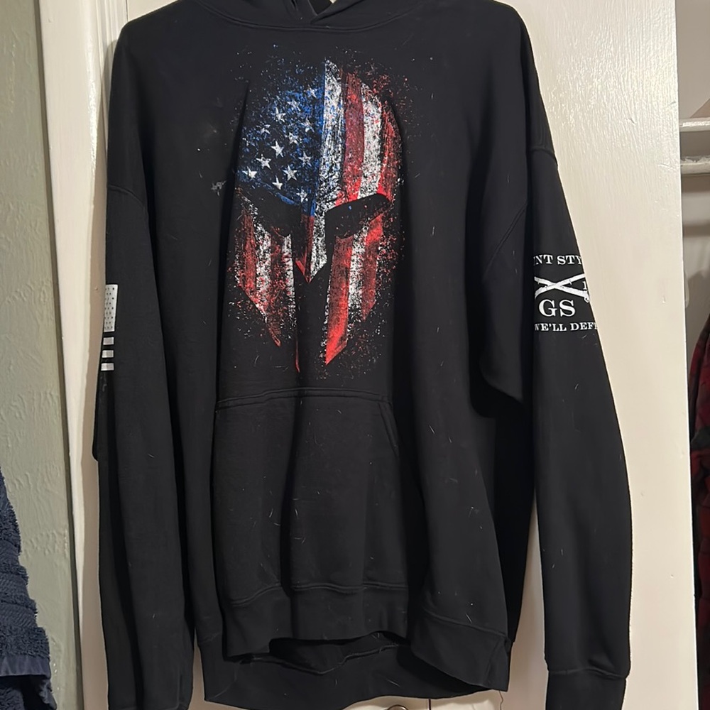Mens grunt style hoodie